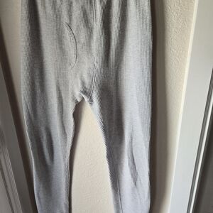 Fruit of the Loom Light Gray Waffle Knit Thermals